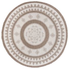 NORTHRUGS - Hanse Home koberce Kusový koberec Twin Supreme 105444 Jamaica Linen kruh – na ven i na doma - 140x140 (průměr) kruh cm Mujkoberec.cz