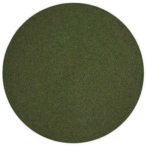 NORTHRUGS - Hanse Home koberce Kusový koberec Braided 105554 Green kruh – na ven i na doma - 150x150 (průměr) kruh cm Mujkoberec.cz