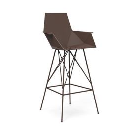 VONDOM - Barová židle FAZ s područkami - vysoká
