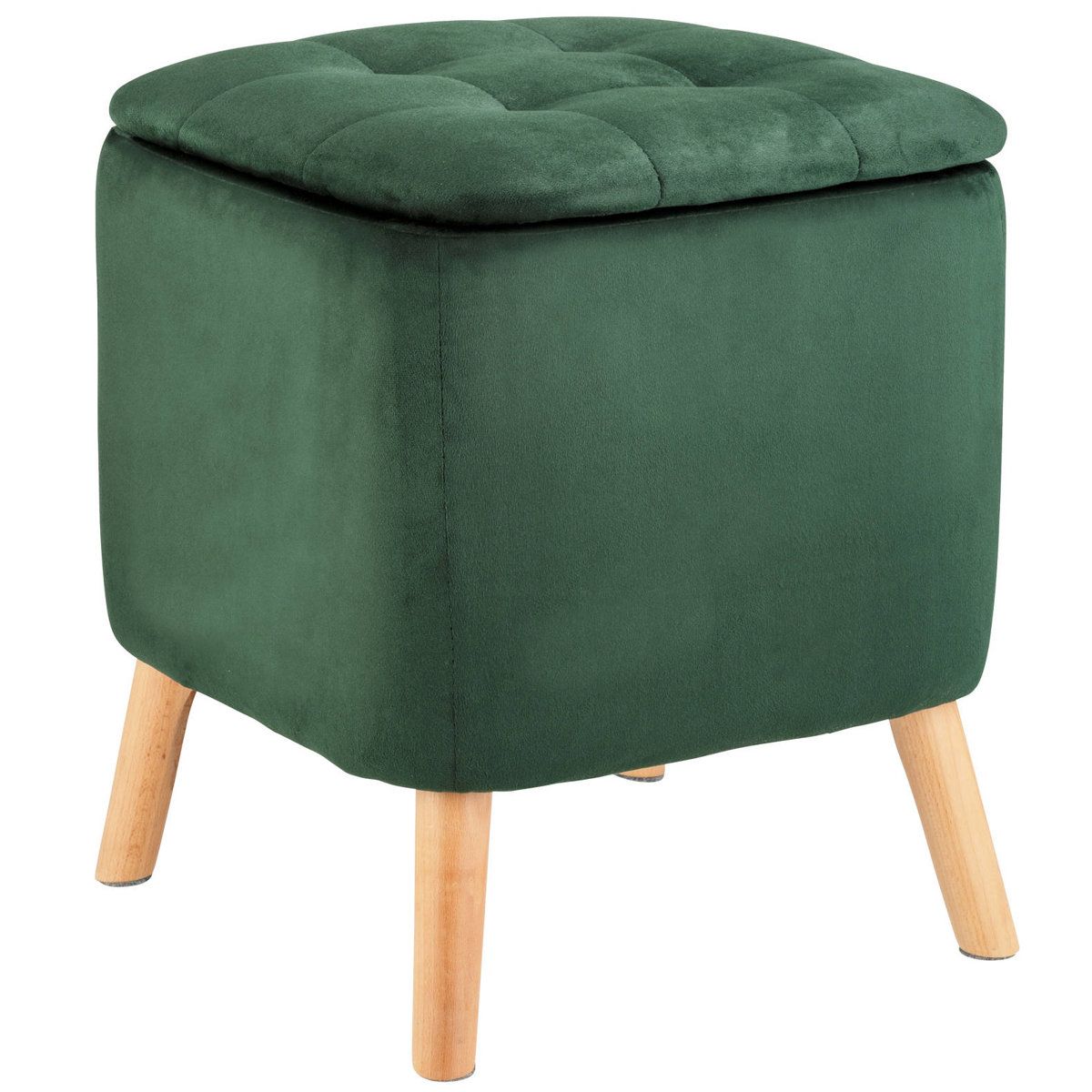 Stolička do obývacího pokoje EMMA, zelená, 42,5 cm, WENKO - EDAXO.CZ s.r.o.