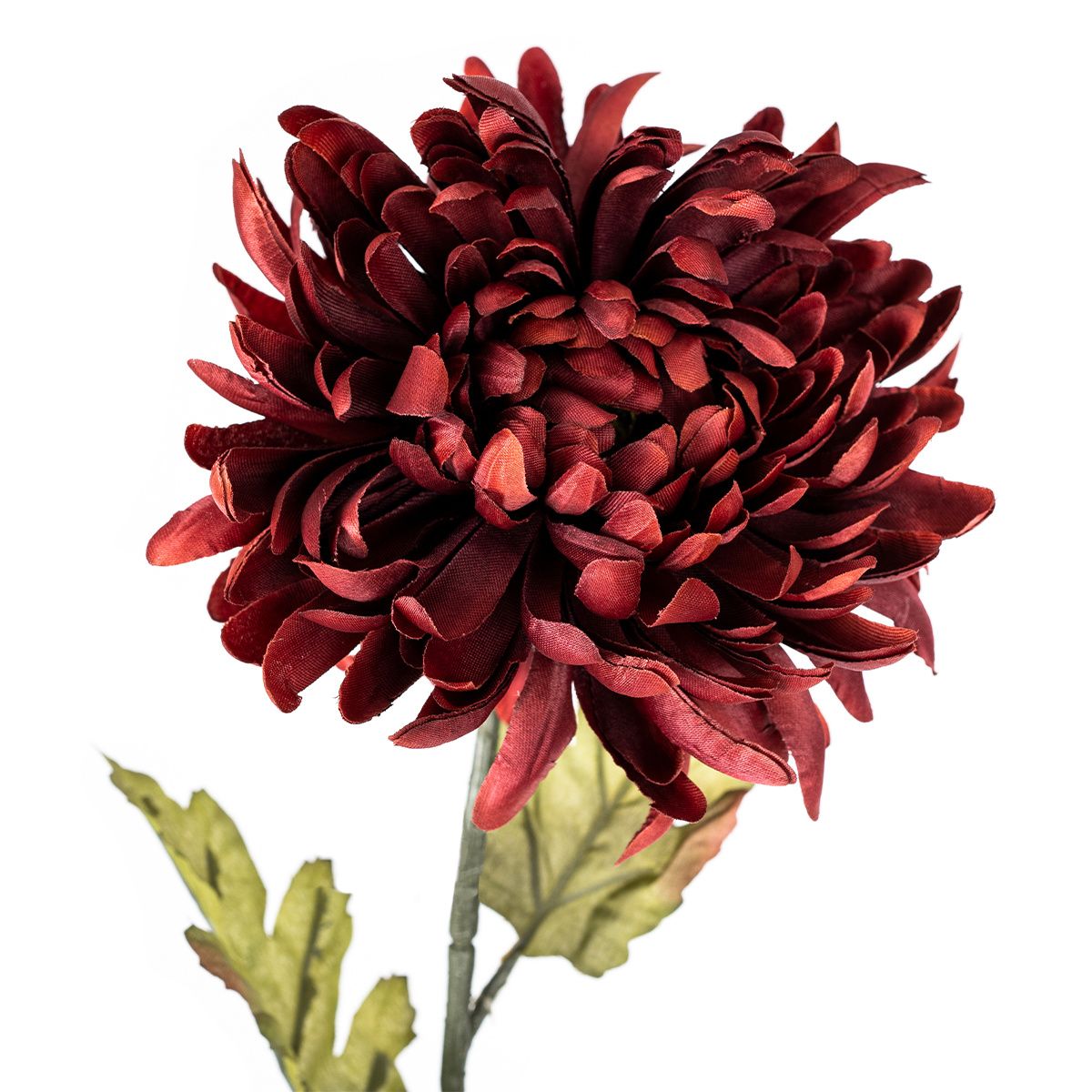 Umělá chryzantéma, v. 74 cm, vínová - 4home.cz