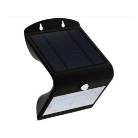  LED Solární nástěnné svítidlo se senzorem LED/3W/3,7V 3000/4000K IP65 černá 
