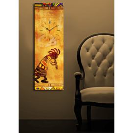 Wallity Dekorativní nástěnné hodiny Šimin žluté