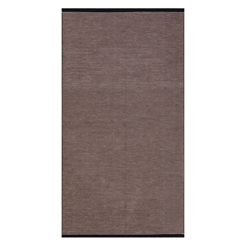 Hnědý pratelný koberec běhoun 200x80 cm Gladstone - Vitaus - Bonami.cz