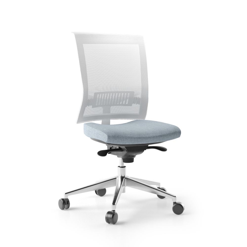 NARBUTAS - Pracovní židle EVA II s bílým rámem - 
