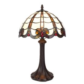 Stolní lampa Tiffany Maiya - 31*43 cm E27/max 1*60W Clayre & Eef