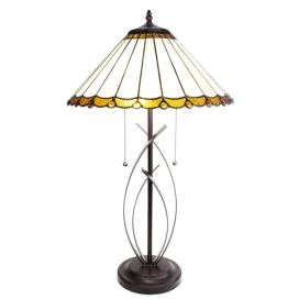 Stolní lampa Tiffany Elegant - 41*69 cm E27/max 2*60W Clayre & Eef