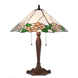 Stolní lampa Tiffany Fae - 44x61x64 cm E27/max 2x60W Clayre & Eef