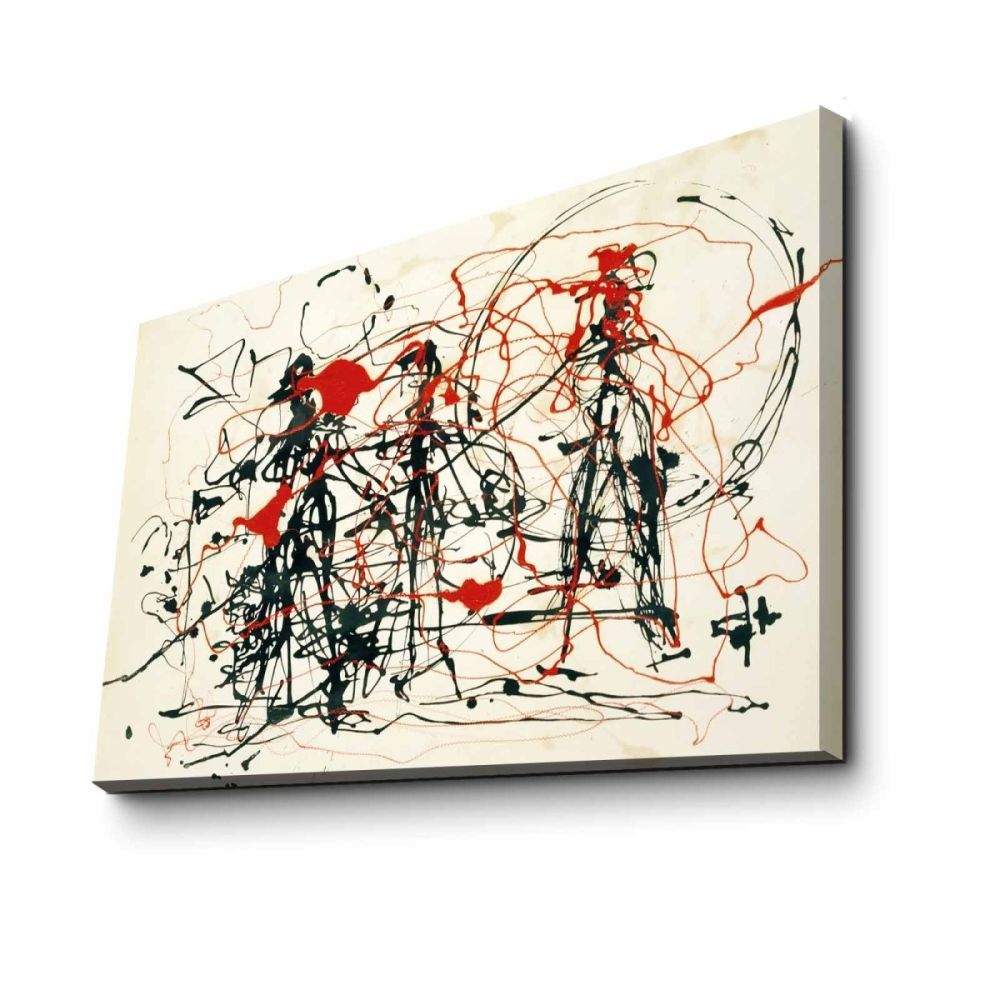 Wallity Reprodukce obrazu Jackson Pollock 070 45 x 70 cm - Houseland.cz