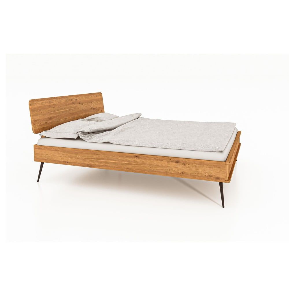 Dvoulůžková postel z dubového dřeva 160x200 cm Kula 1 - The Beds - Bonami.cz