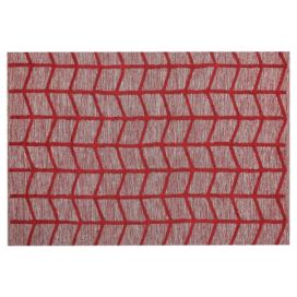 Bavlněný koberec 140 x 200 cm červený SIVAS