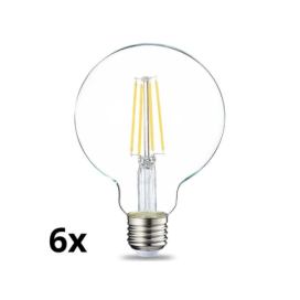  SADA 6x LED Stmívatelná žárovka VINTAGE G93 E27/8W/230V 2700K 