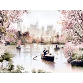 Obraz Styler Canvas Romantic Lake, 85 x 113 cm