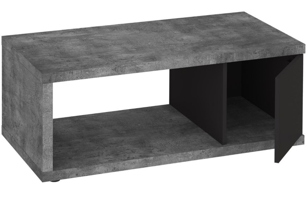 Betonově šedý konferenční stolek TEMAHOME Berlin 105 x 55 cm - Designovynabytek.cz