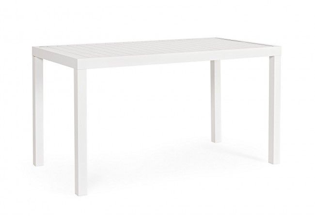 BIZZOTTO zahradní stůl HILDE 130x68 cm bílý - iodesign.cz