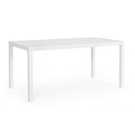 BIZZOTTO zahradní stůl HILDE 150x80 cm bílý