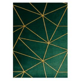 Dywany Łuszczów Kusový koberec Emerald 1013 green and gold - 120x170 cm Mujkoberec.cz