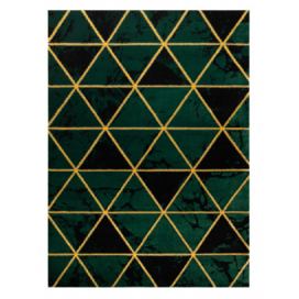 Dywany Łuszczów Kusový koberec Emerald 1020 green and gold - 80x150 cm Mujkoberec.cz