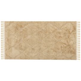 Bavlněný koberec 80 x 150 cm béžový SANLIURFA