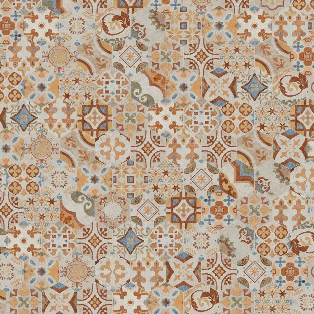 Dlažba Cir Cotto del Campiano terre emiliane mix dekor 15,8x18,3 cm mat 1081302 (bal.0,520 m2) - Siko - koupelny - kuchyně