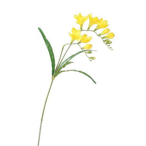 Umělá květina Frézie žlutá, 57 cm - 4home.cz