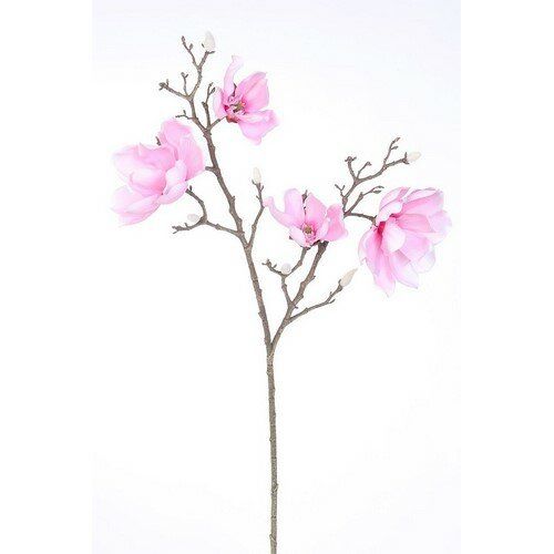 Umělá květina Magnolie světle růžová, 86 cm - 4home.cz