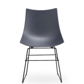 ROSSIN - Židle LUC plastová s ližinovou podnoží 