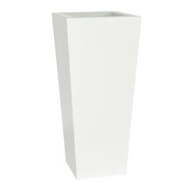 Plust - Designový květináč KIAM gloss pot, 40 x 40 cm - bílý
