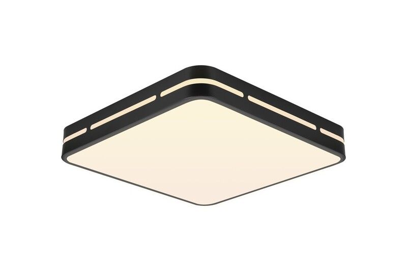 Immax 07154-B42 NEO LITE PERFECTO stropní svítidlo LED 420x420mm 48W/2800lm 2700-6500K černá, dálkové ovládání - Svítidla FEIM