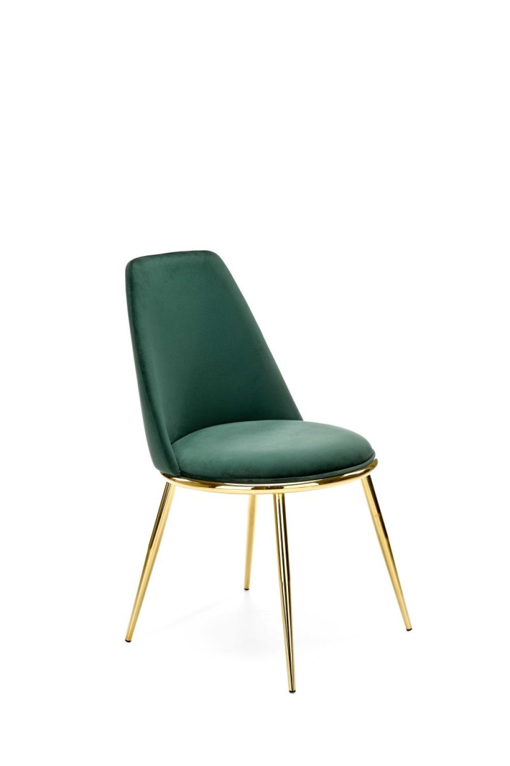 HALMAR Designová židle GLAMOUR K460 zelená - Houseland.cz