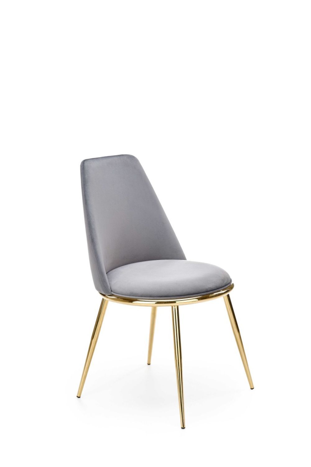 HALMAR Designová židle GLAMOUR K460 šedá - Houseland.cz