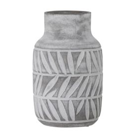 BLOOMINGVILLE šedá keramická váza SAKU