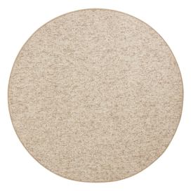 Světle hnědý kulatý koberec ø 133 cm Wolly – BT Carpet Bonami.cz