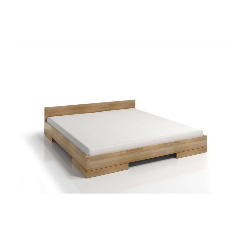 Dvoulůžková postel z bukového dřeva v přírodní barvě 200x200 cm Spectrum – Skandica - Bonami.cz