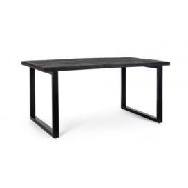 BIZZOTTO Jídelní stůl HASTINGS černý 160x90 cm