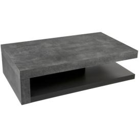 Betonově šedý konferenční stolek TEMAHOME Detroit II.110 x 65 cm