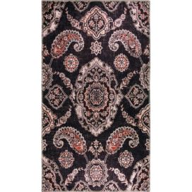 Černý pratelný koberec 230x160 cm - Vitaus Bonami.cz