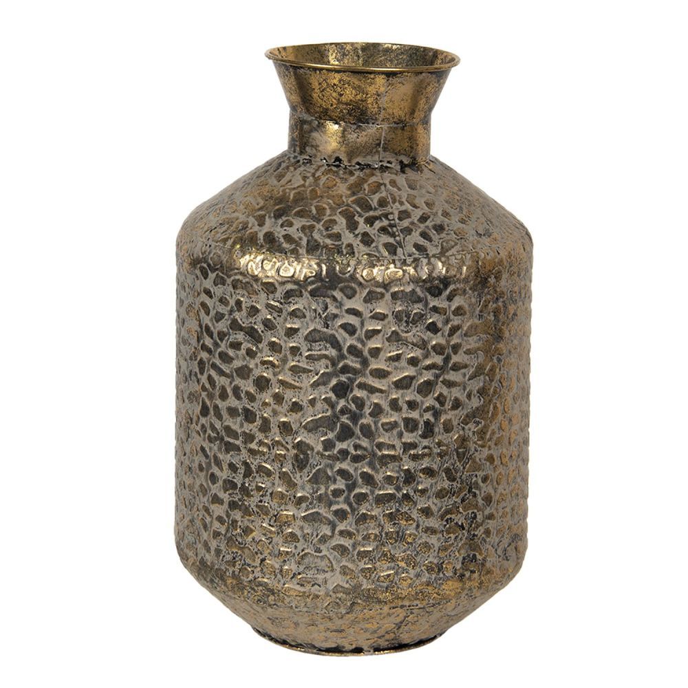 Zlatá kovová váza Marquite – Ø 26*46 cm Clayre & Eef - LaHome - vintage dekorace