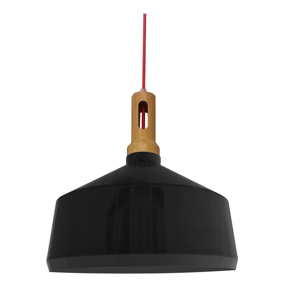 Černé závěsné svítidlo s kovovým stínidlem ø 26 cm Robinson – Candellux Lighting - Bonami.cz