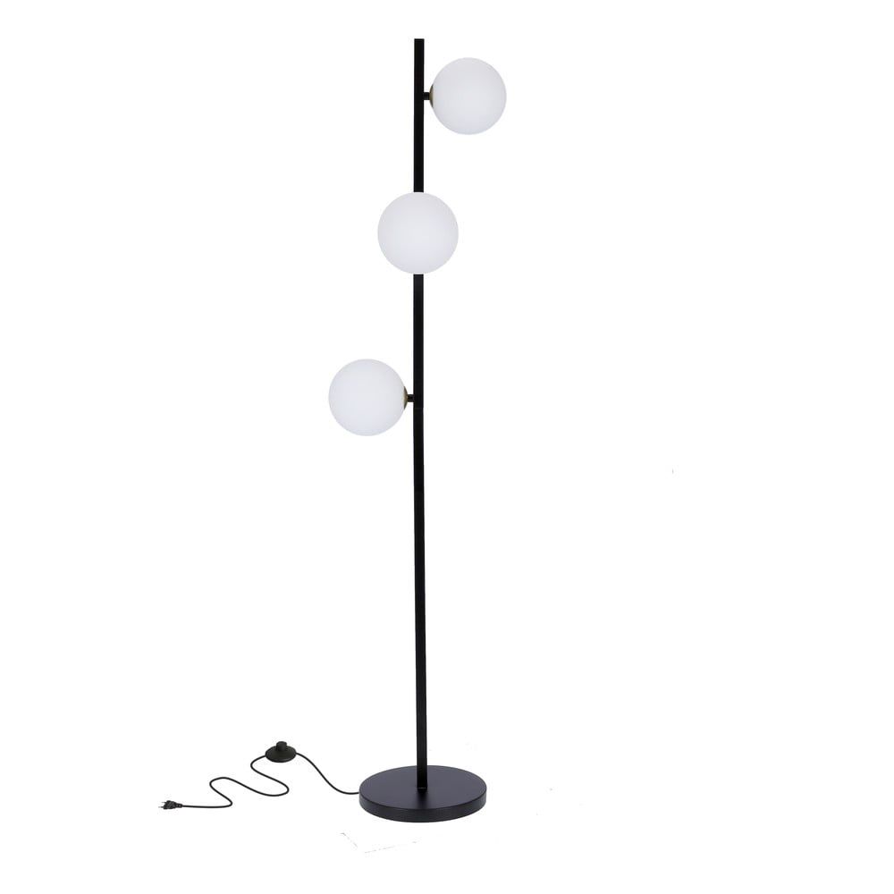Černá stojací lampa (výška 150 cm) Kama – Candellux Lighting - Bonami.cz
