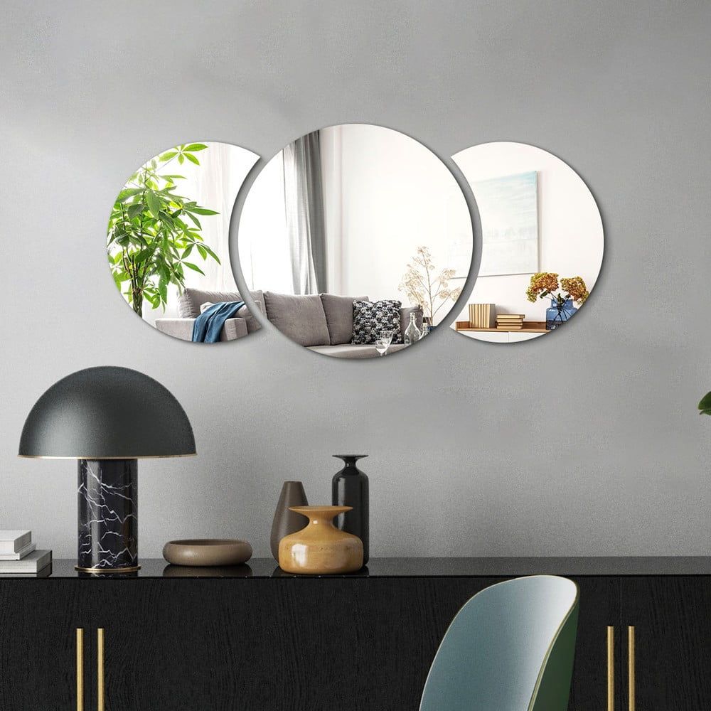 Samolepka na zeď 26x26 cm Half-moon Mirror – Ambiance - Bonami.cz