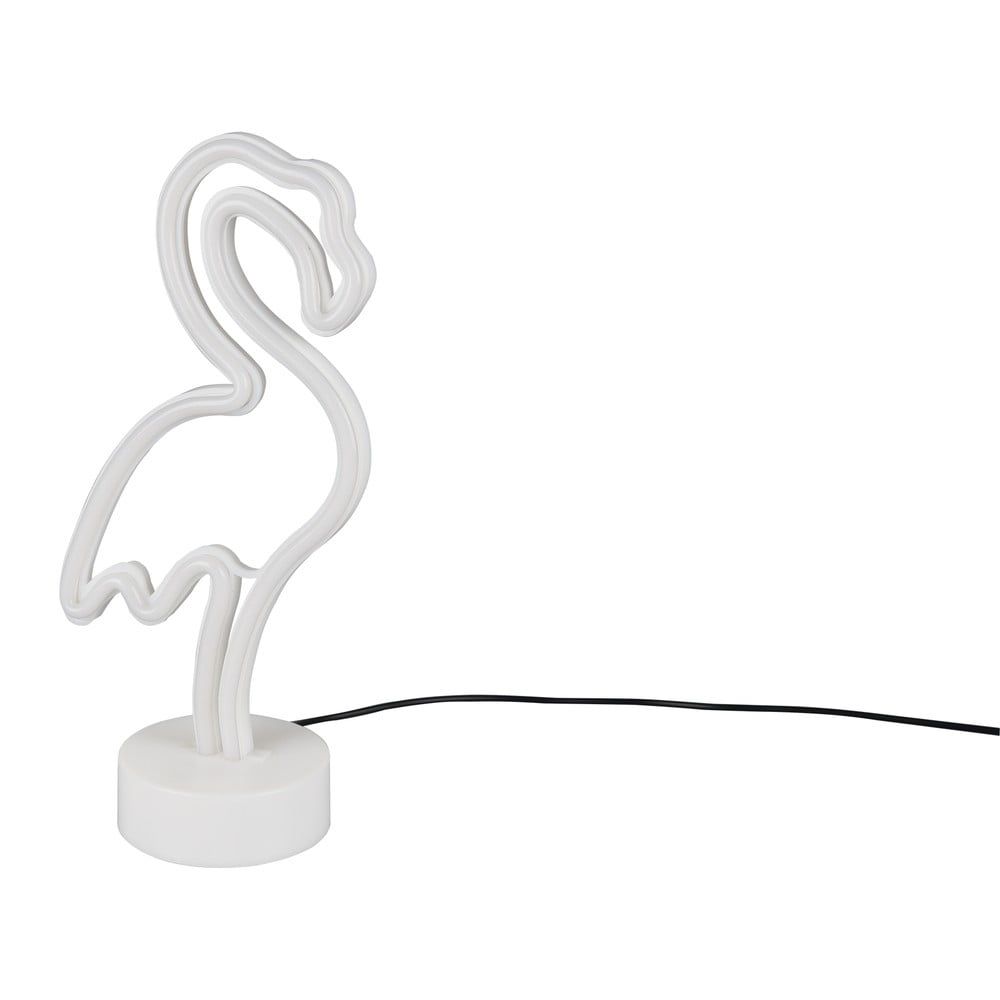 Bílá LED stolní lampa (výška 29 cm) Flamingo – Trio - Bonami.cz