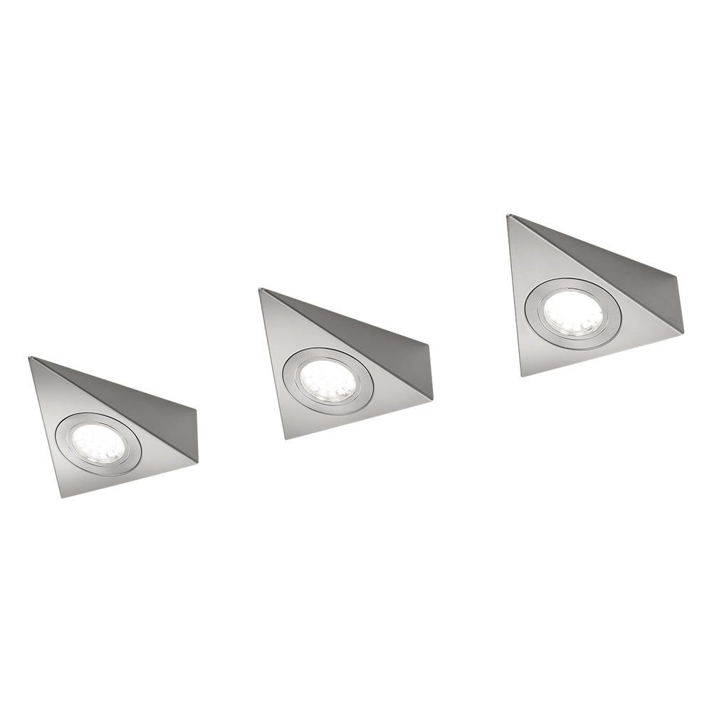 Kovové LED nástěnné svítidlo ve stříbrné barvě (délka 11 cm) Ecco – Trio - Bonami.cz