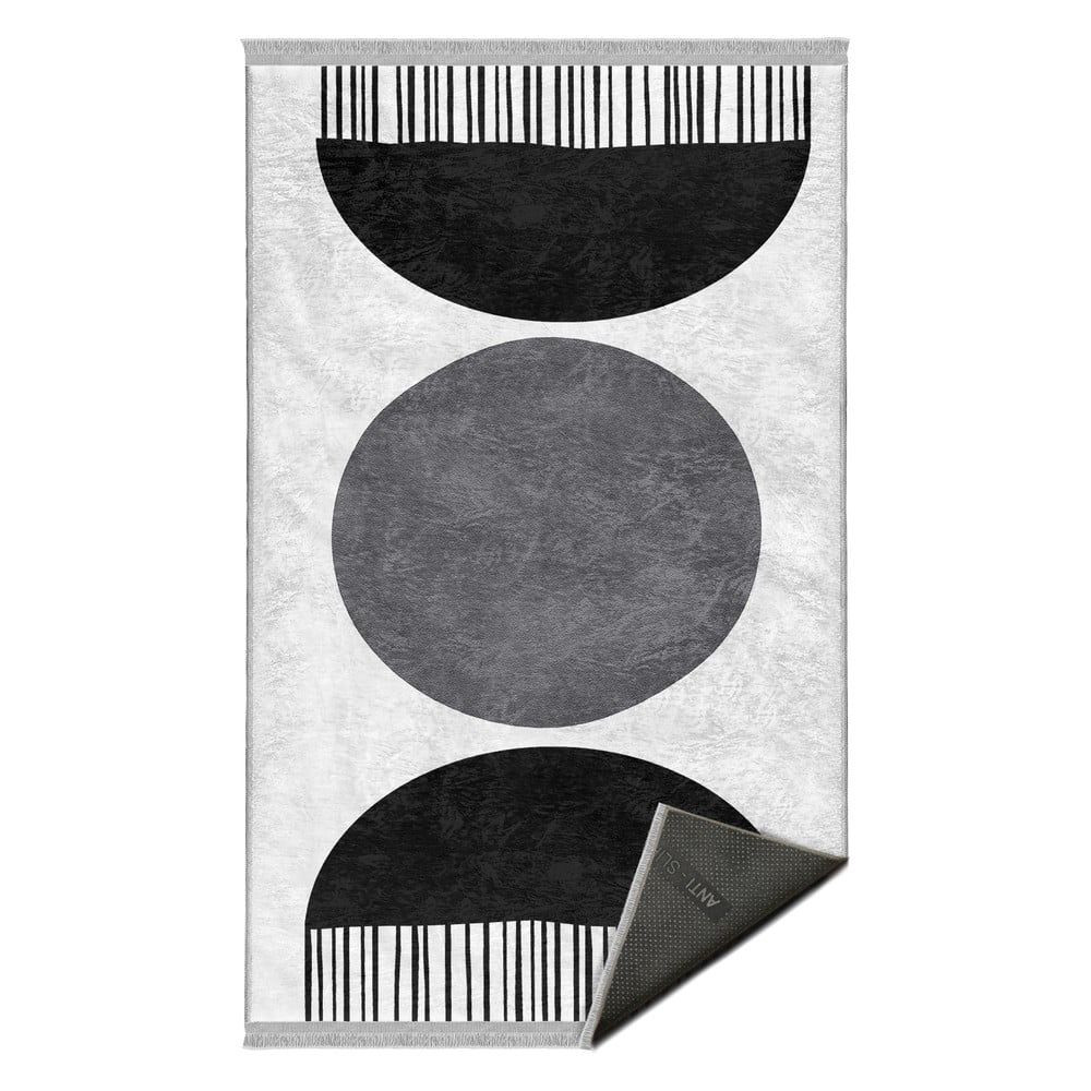 Bílo-černý koberec běhoun 80x200 cm – Mila Home - Bonami.cz