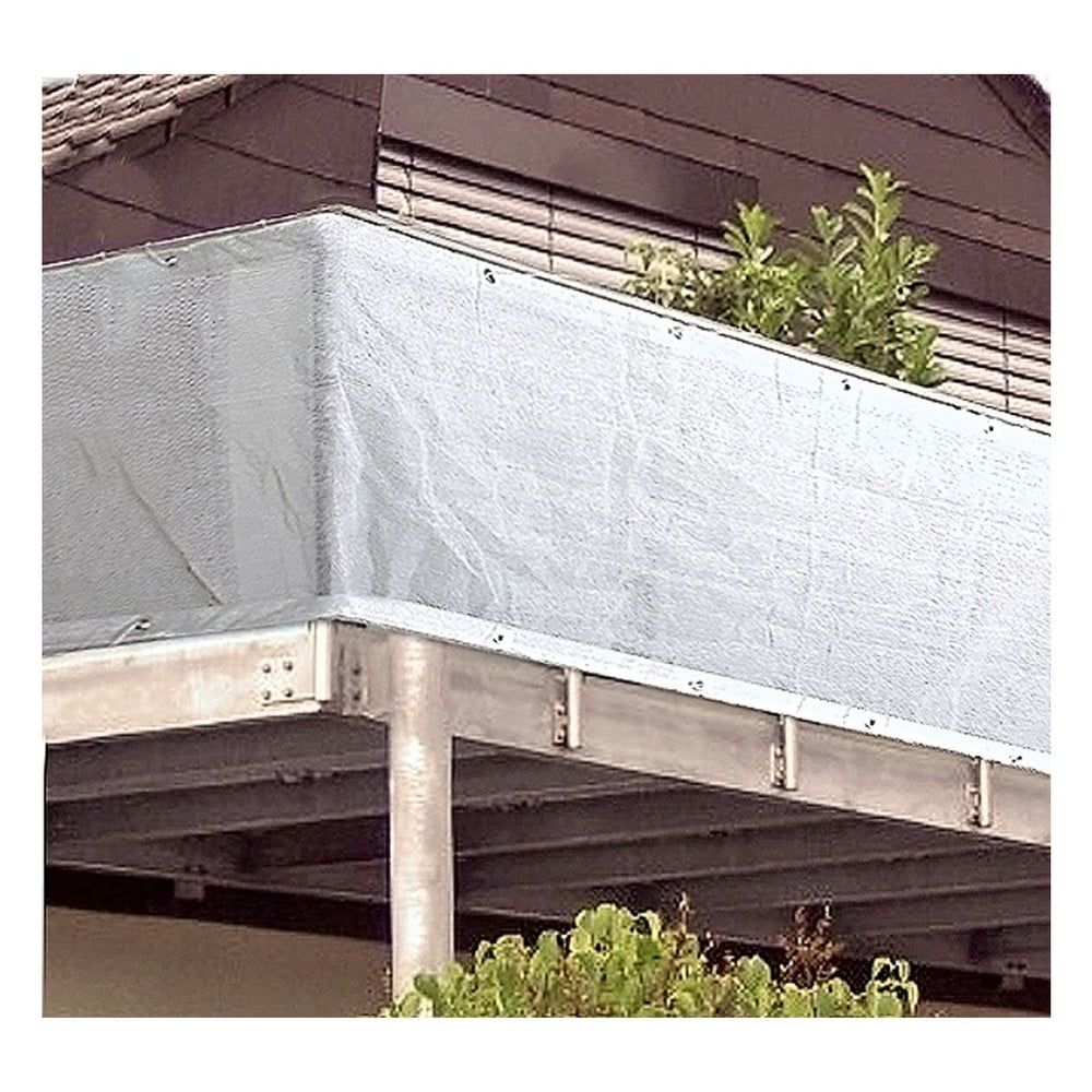 Bílá plastová balkonová zástěna 300x90 cm - Garden Pleasure - Bonami.cz