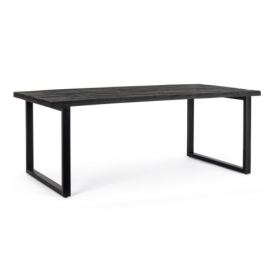 BIZZOTTO Jídelní stůl HASTINGS černý 200x100 cm