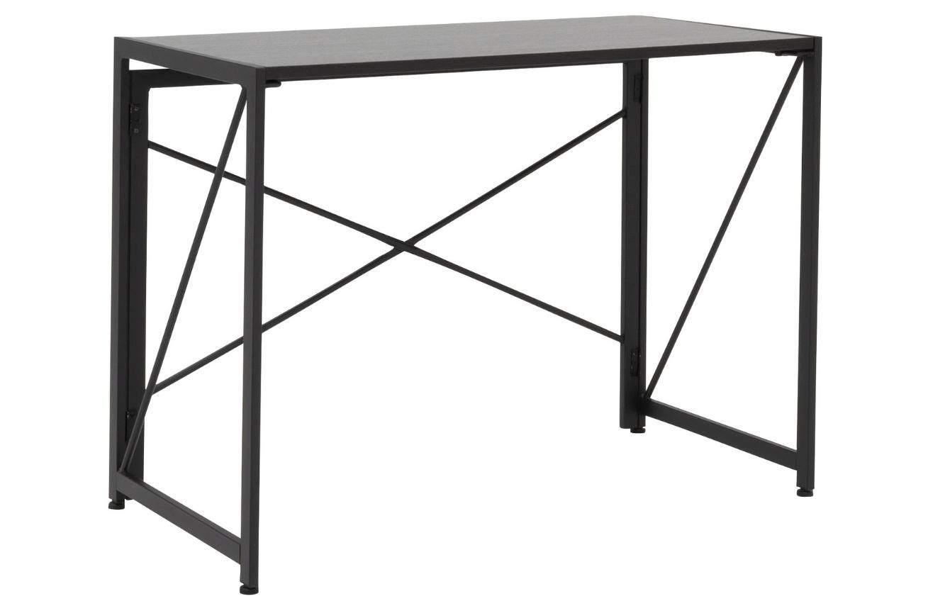 Černý pracovní skládací stůl Tenzo Fold 100 x 50 cm - Designovynabytek.cz