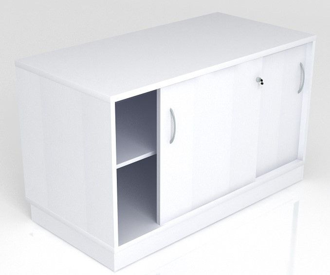 NARBUTAS - Skříňka OPTIMA s posuvnými dveřmi + zámek 1200x600x720 - 