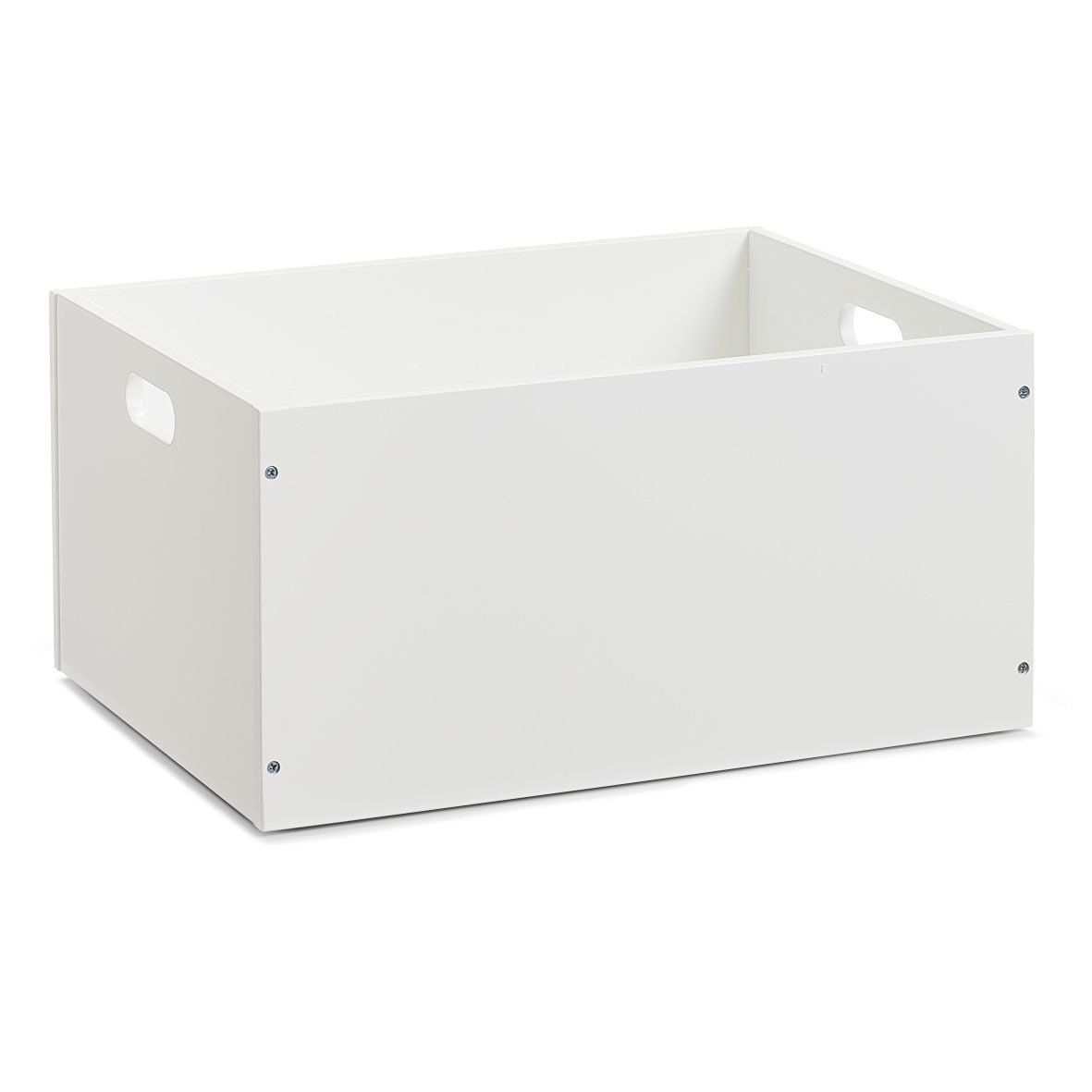 Úložný box na drobnosti v bílé barvě, MDF deska, 40 x 30 x 20 cm, ZELLER - EMAKO.CZ s.r.o.