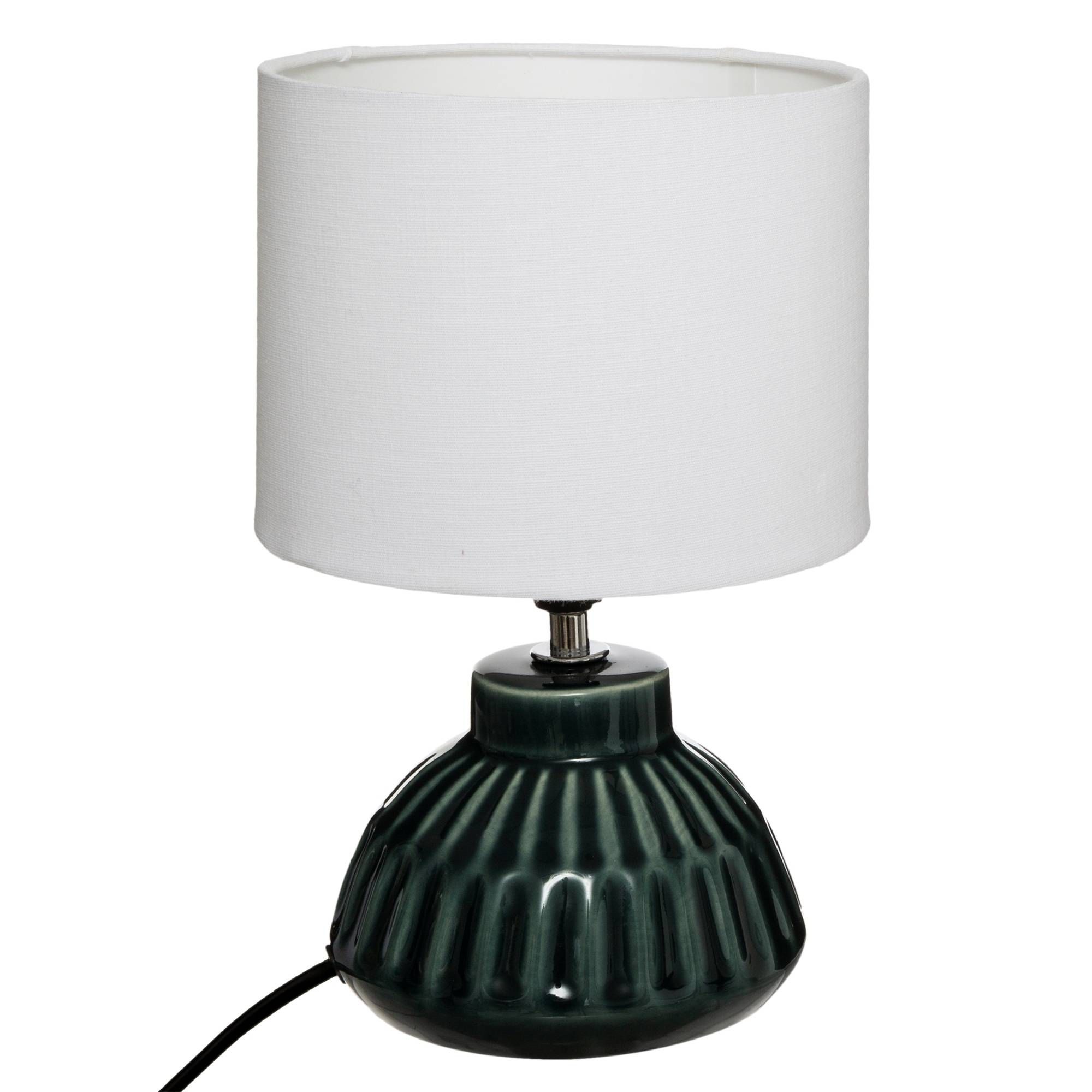 Atmosphera Keramická noční lampa PATY, O 18 cm, zelená - EDAXO.CZ s.r.o.